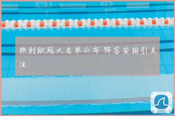 热刺欧冠大名单公布 阵容安排引关注